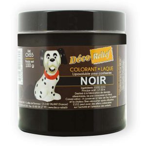 FAT SOLUBLE FOOD COLOR - BLACK - 100 GR