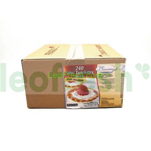 BABY PURE BUTTER SWEET PASTRY TARTLETS 4.9CM X24