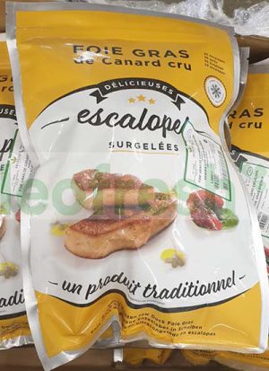 DUCK FOIE GRAS ESCALOPE 40/60 G CGL - EU