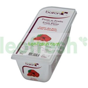 WILD STRAWBERRY PURÉE 100% FRUIT TUB 1KG