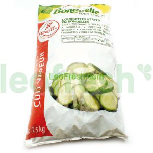 SLICED COURGETTES MINUTE 2.5KG