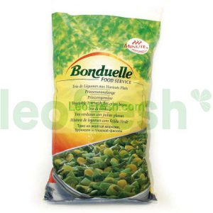 TRIO OF VEGETABLES WITH FLAT BEANS MINUTE 2.5KG