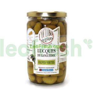 GREEN LUCQUE OLIVES 420G