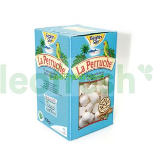 LA PERRUCHE WHITE CANE SUGAR CUBES CARDBOX 750G
