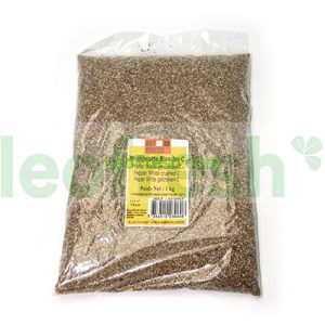COARSELY GROUND WHITE PEPPER BAG 1KG
