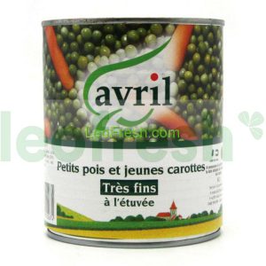 EXTRA FINE PEAS AND CARROTS TIN 4/4