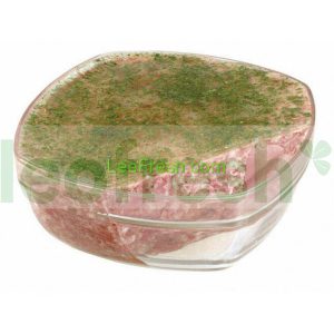 BRAWN PÂTÉ WITH TONGUE WITH PARSLEY LPF GLASS BO