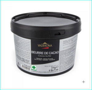 CACAO BUTTER 3KG VALRHONA