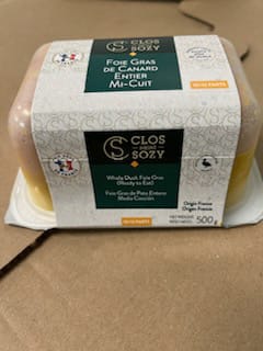 TERRINE DE FOIE GRAS MI CUIT 500GR