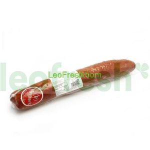 SMOKED STRAIGHT GARLIC SAUSAGE IN NATURAL GUT VA