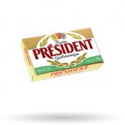 BUTTER PORTION PRESIDENT  SALTED 100 X 10 GR