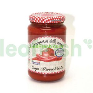 RUSTIC TOMATO AND CHILLI PEPPER SAUCE JAR 350G