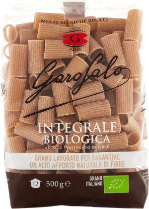 GAROFALO WHOLEMEAL PASTE STRIPED HALF SLEEVES, 5