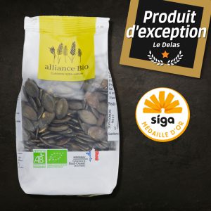 ORGANIC PUMPKIN SEEDS 250GR