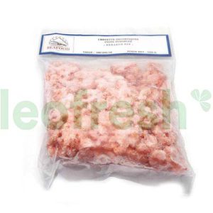 COOKED SHELLED PRAWNS CALIBRE 100/200 500G