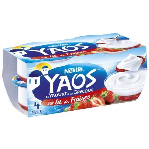 FRUIT YOGURT GRECQUE NESTLE 4x125GR