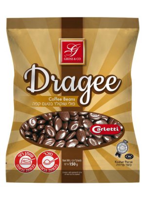 CHOCOLATE COFFEE DRAGÉE 150GR