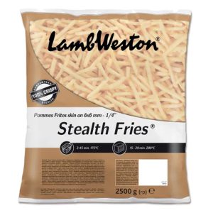 FRIES 6/6 SKIN ON STEALTH LAMB WESTON