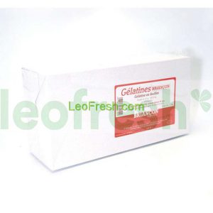 PORK GELATINE 400 LEAVES 1KG