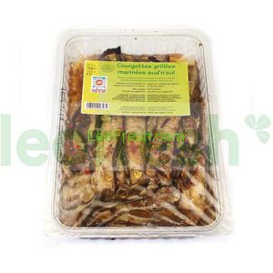MARINATED SLICED GRILLED ZUCCHINI TUB 1KG