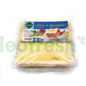 WHEAT LASAGNE FRENCH DURUM ±21 SHEETS POUCH 1.5K