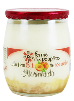 YOGHURT PEACH FERME PEUPLIER