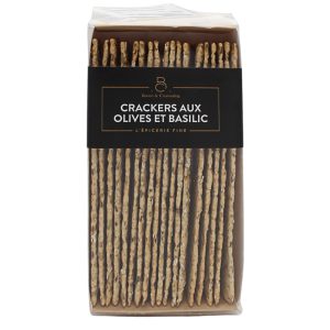 OLIVE AND BASIL LONG CRACKERS 130G