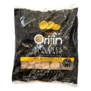 PRE-FRIED PLANTAIN BANANA SLICES IQF 1KG
