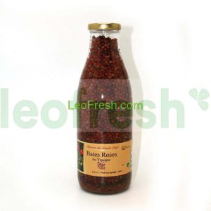 PINK PEPPERCORNS IN VINEGAR BOTTLE 1L 650G
