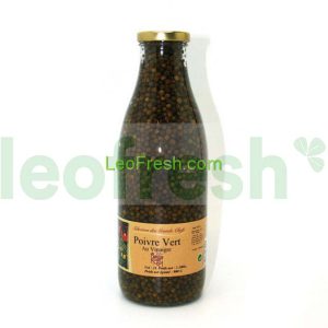 GREEN PEPPERCORNS IN VINEGAR BOTTLE 1L 700G