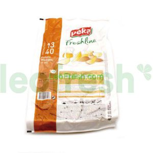 COOKED POTATO WEDGES IN OIL VACCUUM PACKED 2KG