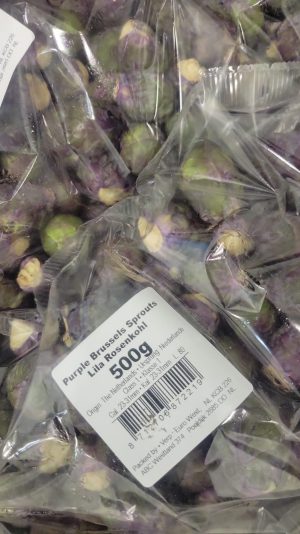 BRUSSELS SPROUT PURPLE 10 X 500 GR