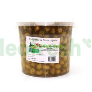 PITTED PROVENÇAL GREEN OLIVE BUCKET 2KG