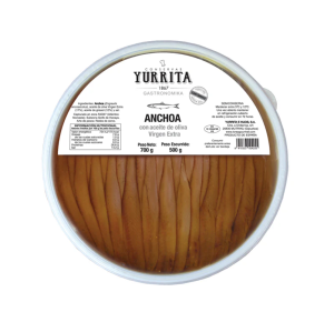 YURRITA CANTABRIAN ANCHOVIES IN OLIVE OIL 640GR