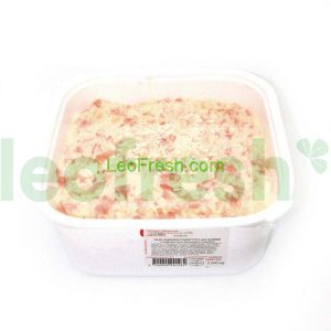 DUO OF PINEAPPLE AND CARROTS WITH SHREDDED CRABS