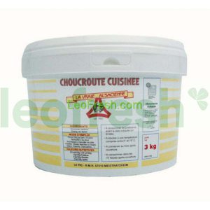 COOKED SAUERKRAUT WITH RIESLING AND LARD BUCKET