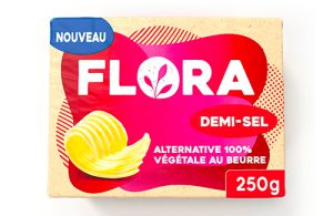 HALF-SALT VEGAN BUTTER - FLORA (10X250G)