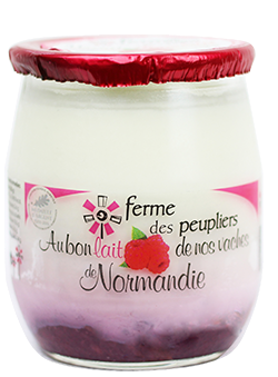 YOGHURT RASPBERRY FERME PEUPLIER