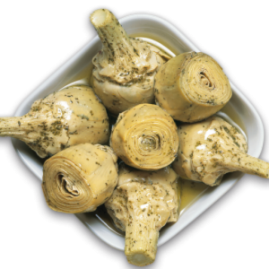 ARTICHOKE WITH STEM IN OIL