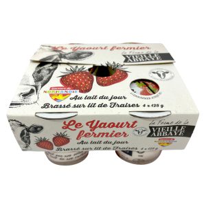 STIRRED STRAWBERRY YOGURT 4X125G