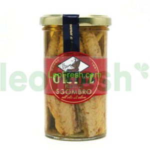 MACKEREL FILLETS IN OLIVE OIL JAR 250G