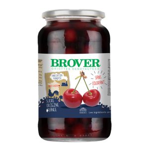 PITTED BLACK CHERRIES IN LIGHT SYRUP JAR 1L