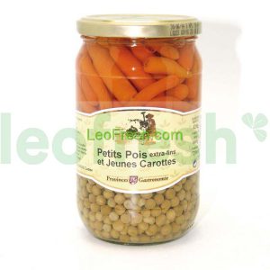 EXTRA FINE PEAS AND BABY CARROTS 660G