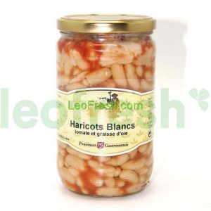 HARICOT BEANS COOKED IN GOOSE FAT 660G