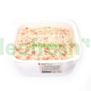 DUO OF PINEAPPLE AND CARROTS WITH SHREDDED CRABS