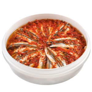 ORIENTAL MARINATED ANCHOVIES BUCKET 1KG