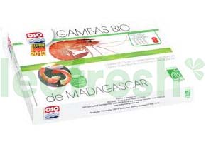 OSO RAW FARMED PRAWNS, ORGANIC 30/40