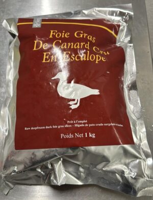 DUCK FOIE GRAS ESCALOPE 40/60 G CGL - EU
