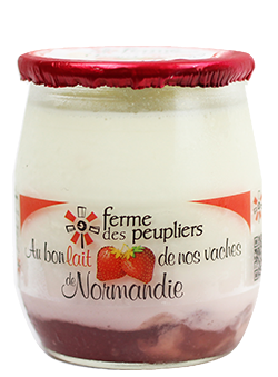 YOGHURT STRAWBERRY FERME PEUPLIER