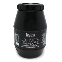 PITTED KALAMATA OLIVES IN OLIVE OIL CONTAINER
